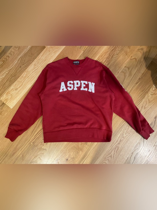 Roots Other - Roots Red 'ASPEN' Crewneck Sweatshirt